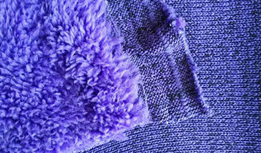 面料厂家华瑞针纺织告诉你 毛线布复合舒棉绒的特点和分类！